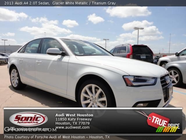 2013 Audi A4 2.0T Sedan in Glacier White Metallic