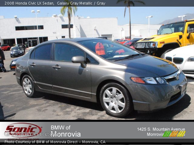 2008 Honda Civic LX Sedan in Galaxy Gray Metallic