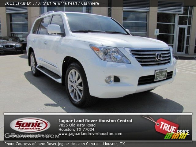 2011 Lexus LX 570 in Starfire White Pearl