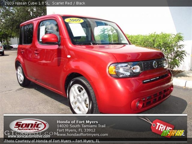 2009 Nissan Cube 1.8 SL in Scarlet Red