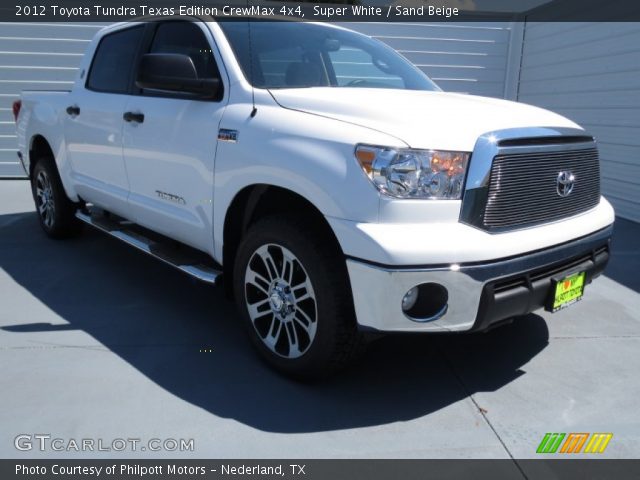 2012 Toyota Tundra Texas Edition CrewMax 4x4 in Super White
