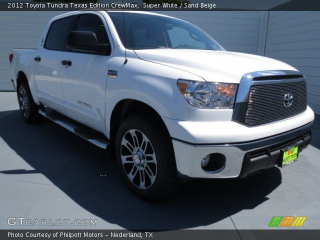 2012 Toyota Tundra Texas Edition CrewMax in Super White