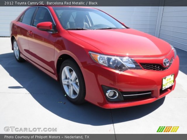 2012 Toyota Camry SE in Barcelona Red Metallic