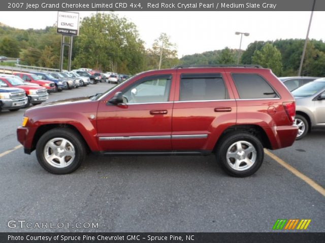 2007 Jeep Grand Cherokee Limited CRD 4x4 in Red Rock Crystal Pearl