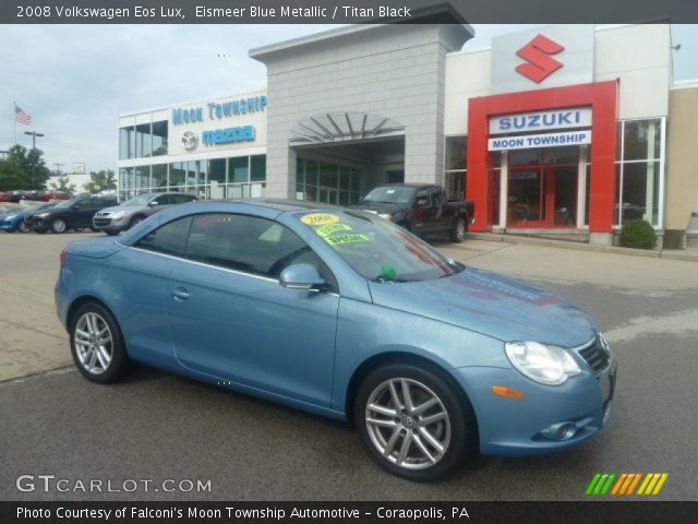 2008 Volkswagen Eos Lux in Eismeer Blue Metallic