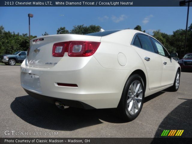 2013 Chevrolet Malibu LTZ in White Diamond Tricoat