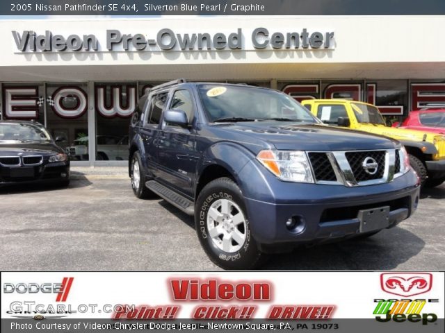 2005 Nissan Pathfinder SE 4x4 in Silverton Blue Pearl