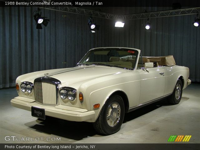 1988 Bentley Continental Convertible in Magnolia