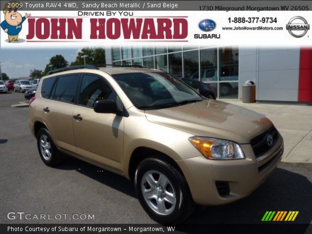 2009 Toyota RAV4 4WD in Sandy Beach Metallic
