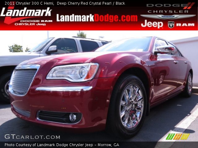2011 Chrysler 300 C Hemi in Deep Cherry Red Crystal Pearl