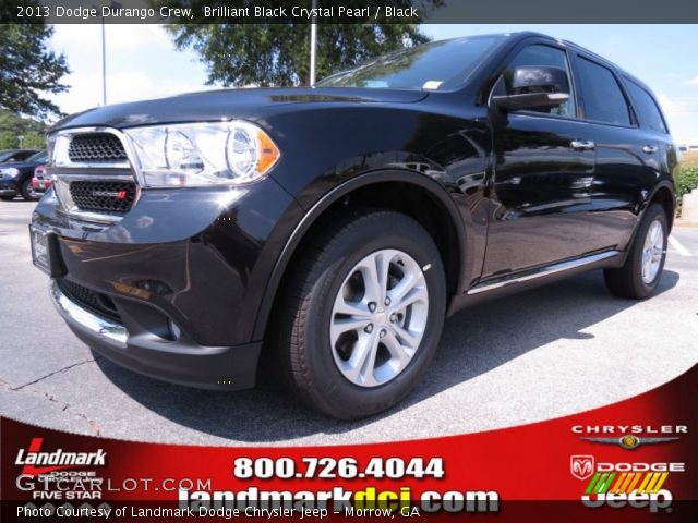 2013 Dodge Durango Crew in Brilliant Black Crystal Pearl