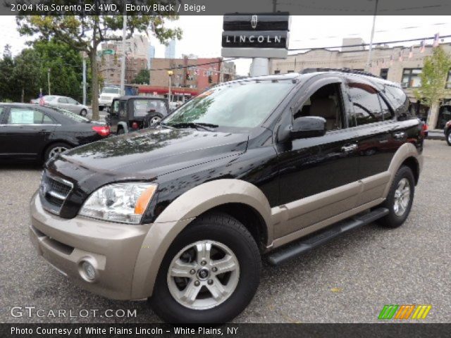 2004 Kia Sorento EX 4WD in Ebony Black