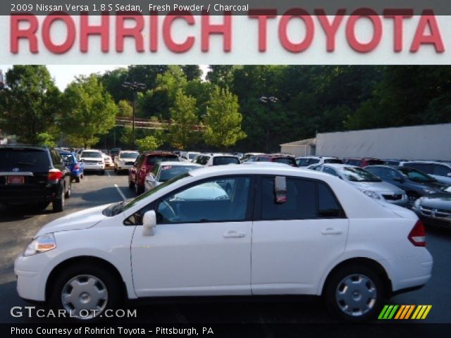 2009 Nissan Versa 1.8 S Sedan in Fresh Powder