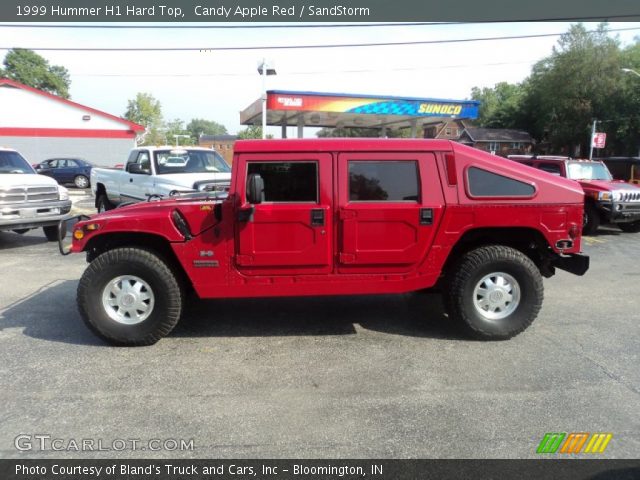 1999 Hummer H1 Hard Top in Candy Apple Red
