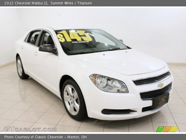 2012 Chevrolet Malibu LS in Summit White