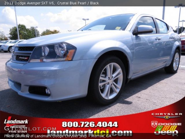 2013 Dodge Avenger SXT V6 in Crystal Blue Pearl