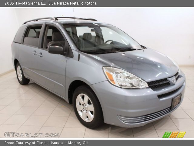 2005 Toyota Sienna LE in Blue Mirage Metallic