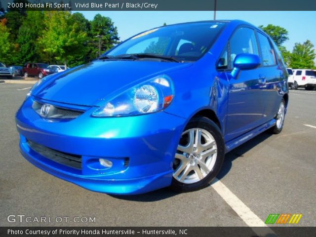 2008 Honda Fit Sport in Vivid Blue Pearl