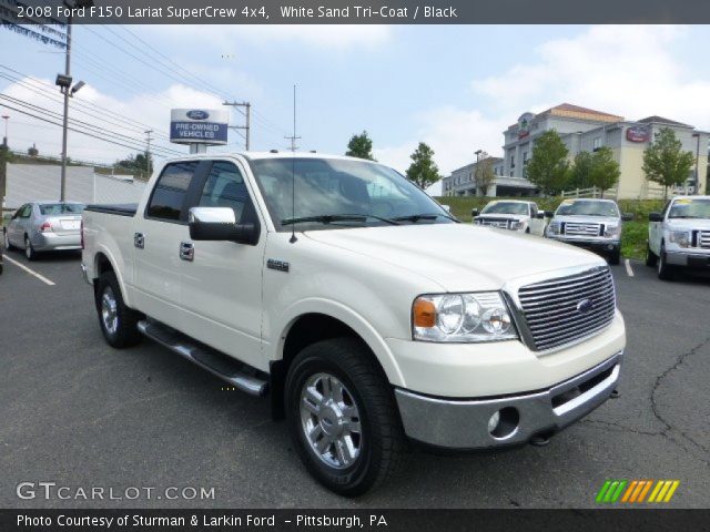 2008 Ford F150 Lariat SuperCrew 4x4 in White Sand Tri-Coat