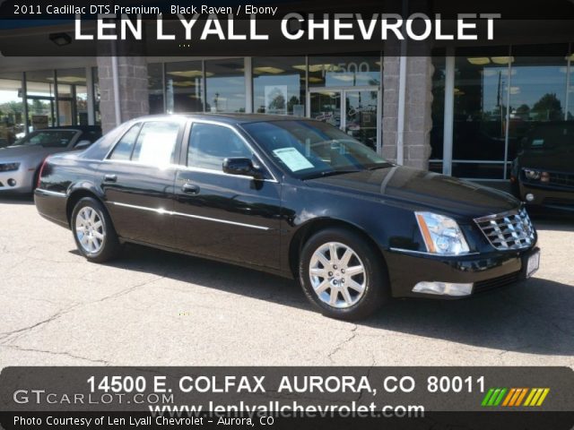 2011 Cadillac DTS Premium in Black Raven