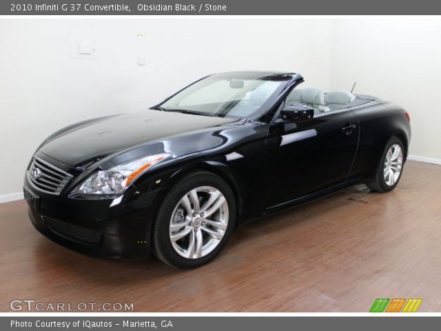 2010 Infiniti G 37 Convertible in Obsidian Black