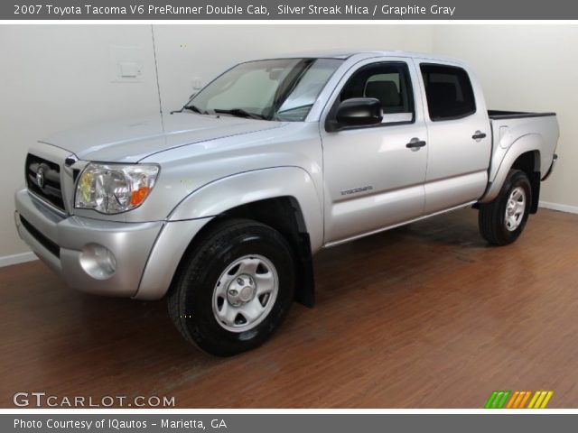 2007 Toyota Tacoma V6 PreRunner Double Cab in Silver Streak Mica