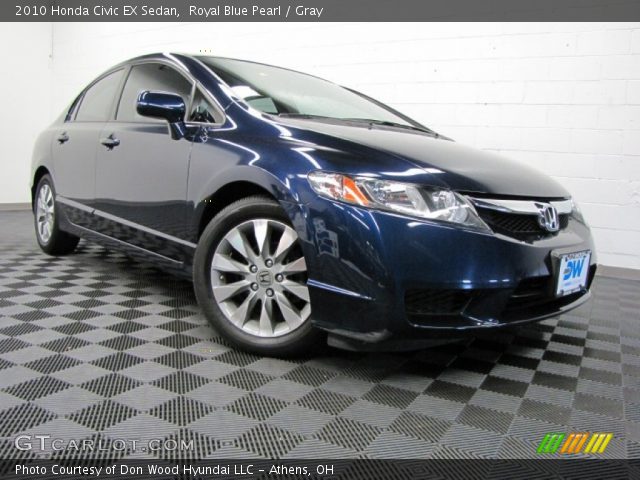 2010 Honda Civic EX Sedan in Royal Blue Pearl