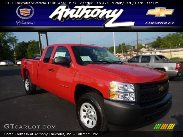 2013 Chevrolet Silverado 1500 Work Truck Extended Cab 4x4 in Victory Red