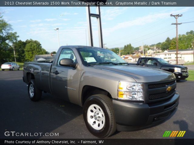 2013 Chevrolet Silverado 1500 Work Truck Regular Cab 4x4 in Graystone Metallic