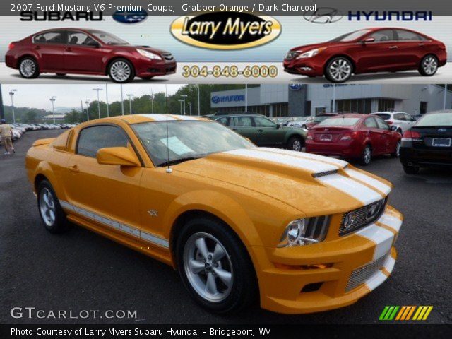 2007 Ford Mustang V6 Premium Coupe in Grabber Orange