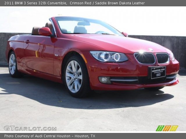 2011 BMW 3 Series 328i Convertible in Crimson Red