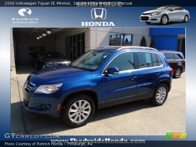 2009 Volkswagen Tiguan SE 4Motion in Sapphire Blue Metallic