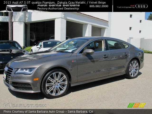 2013 Audi A7 3.0T quattro Premium in Dakota Gray Metallic