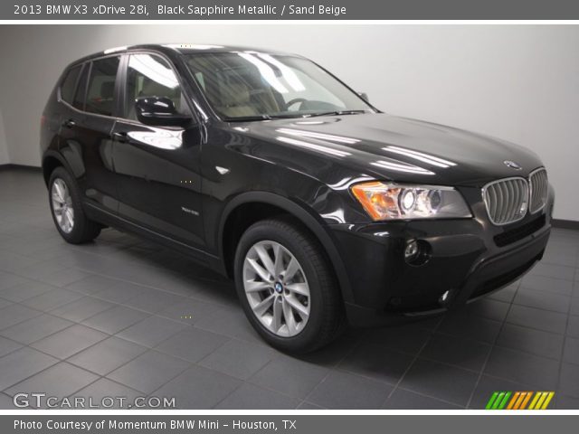2013 BMW X3 xDrive 28i in Black Sapphire Metallic