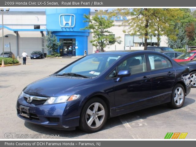 2009 Honda Civic LX-S Sedan in Royal Blue Pearl