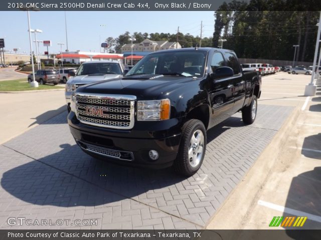 2012 GMC Sierra 2500HD Denali Crew Cab 4x4 in Onyx Black