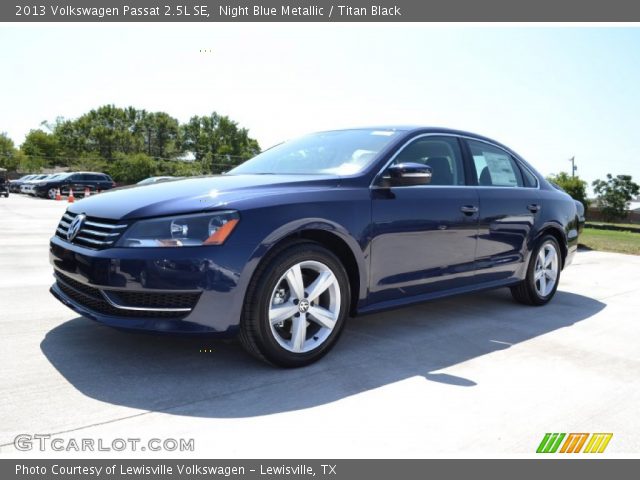 2013 Volkswagen Passat 2.5L SE in Night Blue Metallic
