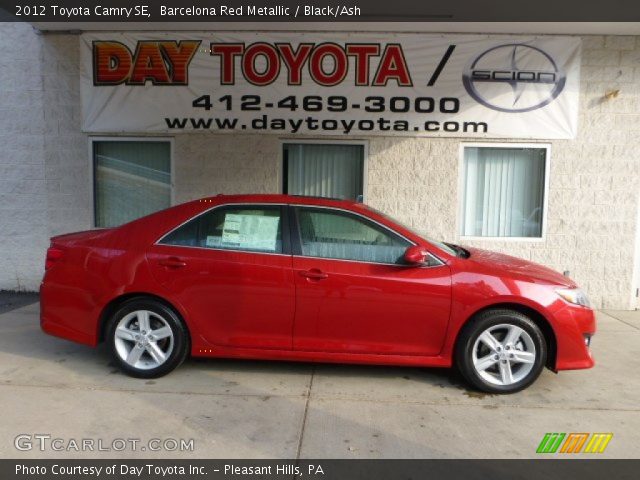 2012 Toyota Camry SE in Barcelona Red Metallic