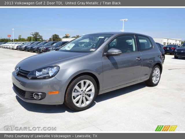 2013 Volkswagen Golf 2 Door TDI in United Gray Metallic