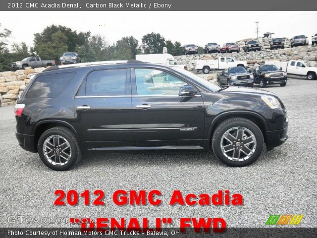 2012 GMC Acadia Denali in Carbon Black Metallic