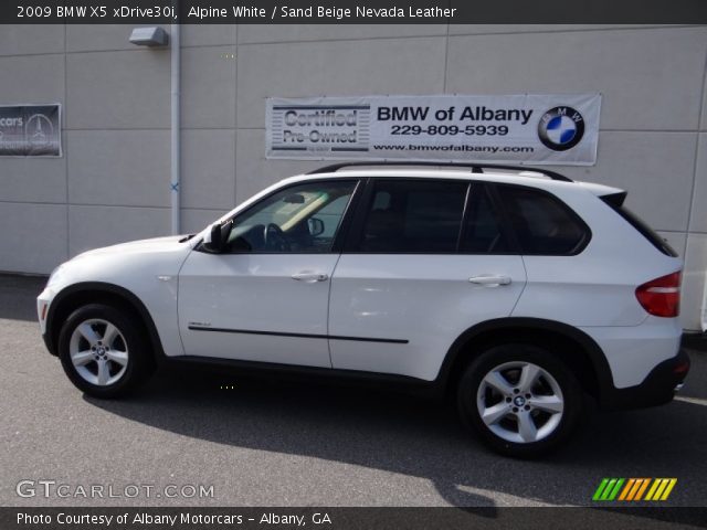 2009 BMW X5 xDrive30i in Alpine White
