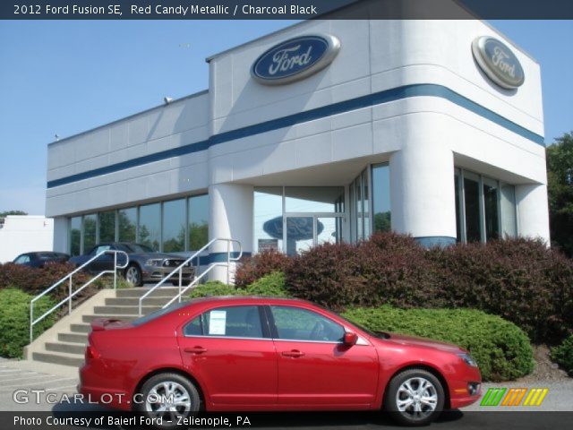 2012 Ford Fusion SE in Red Candy Metallic