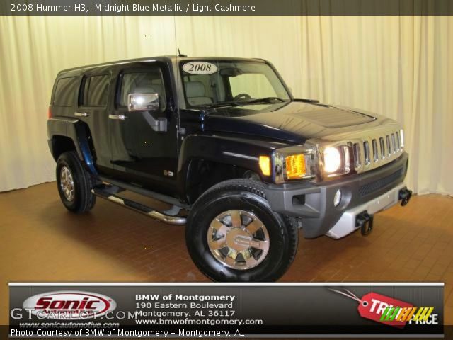 2008 Hummer H3  in Midnight Blue Metallic