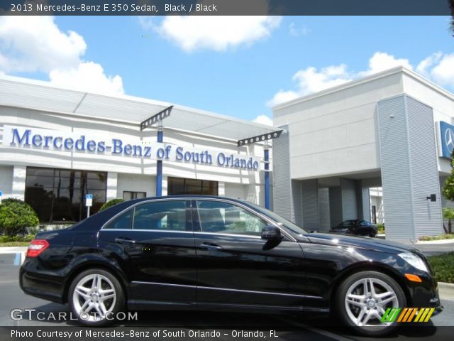 2013 Mercedes-Benz E 350 Sedan in Black
