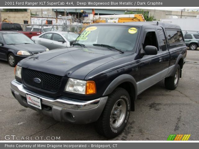 2001 Ford Ranger XLT SuperCab 4x4 in Deep Wedgewood Blue Metallic