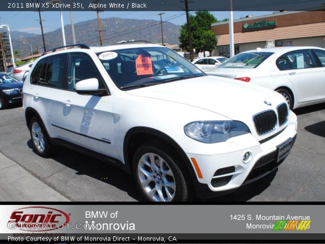 2011 BMW X5 xDrive 35i in Alpine White