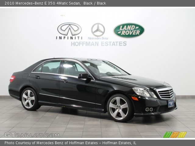 2010 Mercedes-Benz E 350 4Matic Sedan in Black