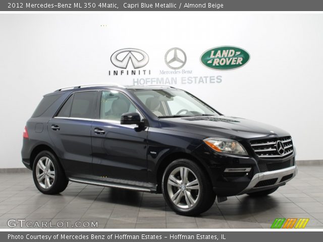 2012 Mercedes-Benz ML 350 4Matic in Capri Blue Metallic