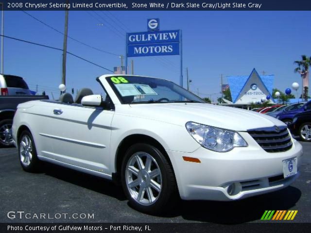 2008 Chrysler Sebring Limited Convertible in Stone White