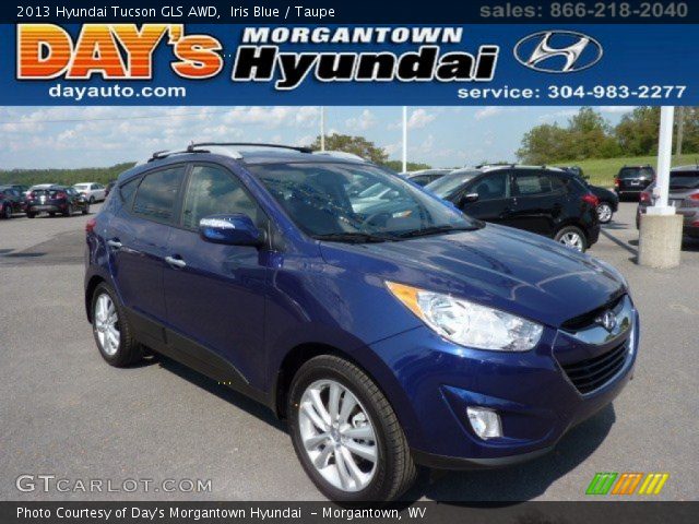 2013 Hyundai Tucson GLS AWD in Iris Blue
